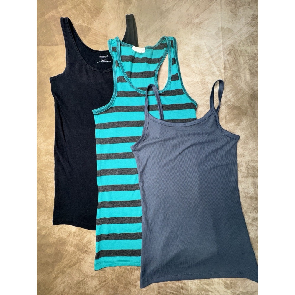 Lot Of 3 Womens tank tops No Boundaries Zenana Motherhood Size Small
